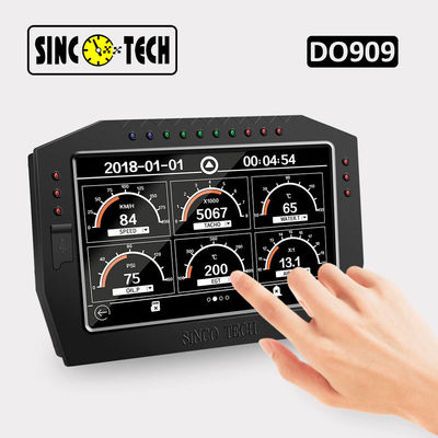 качество DO909 12v 7 датчик приборной панели гонок автомобиля LCD 9VDC дюйма завод